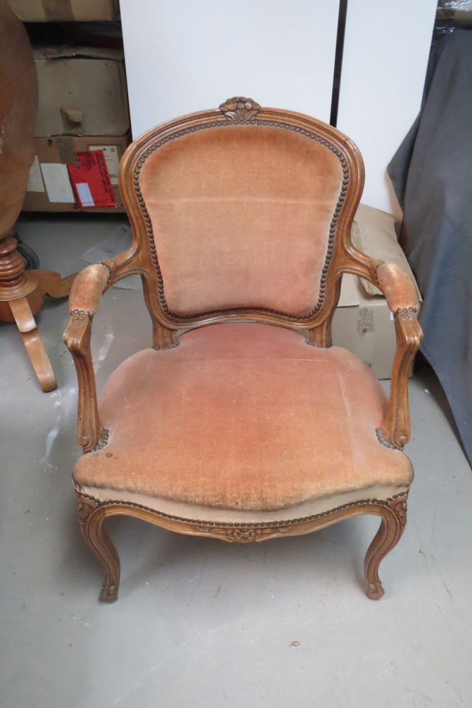 Paire de fauteuils cabriolet style Louis XV �   r�nover 180 Rennes (35)