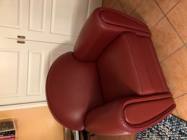 Paire de fauteuils club cuir bordeaux 1800 Lyon 5 (69)