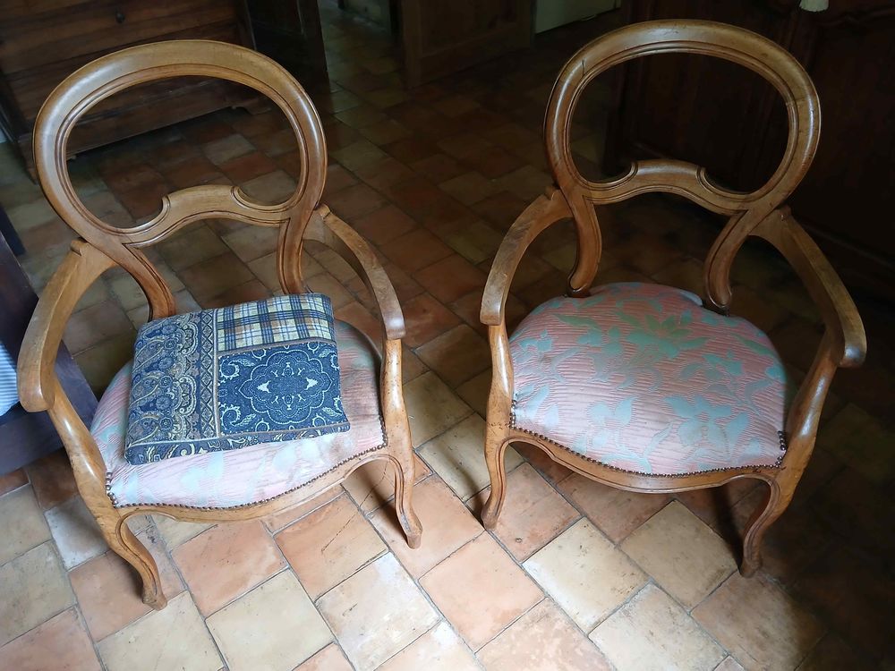 Paire de fauteuils de style Louis Philippe 100 Arcachon (33)