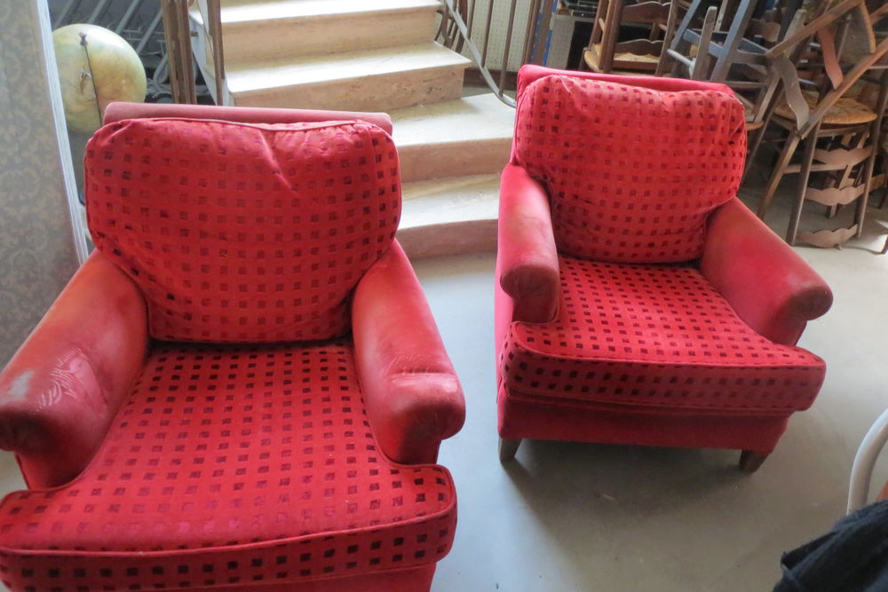 Paire de fauteuils velours vintage Ann�es 60 �   retapisser 85 Rennes (35)