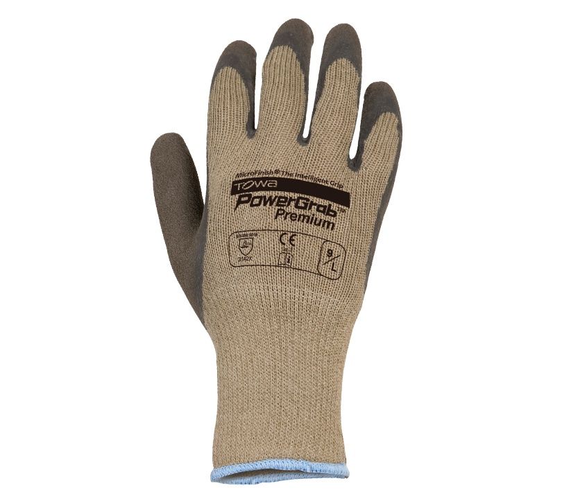 Lot de 10 paire Gant polyester/coton sans coutures, enduction latex Microfinish taille  10 35 Lens (62)