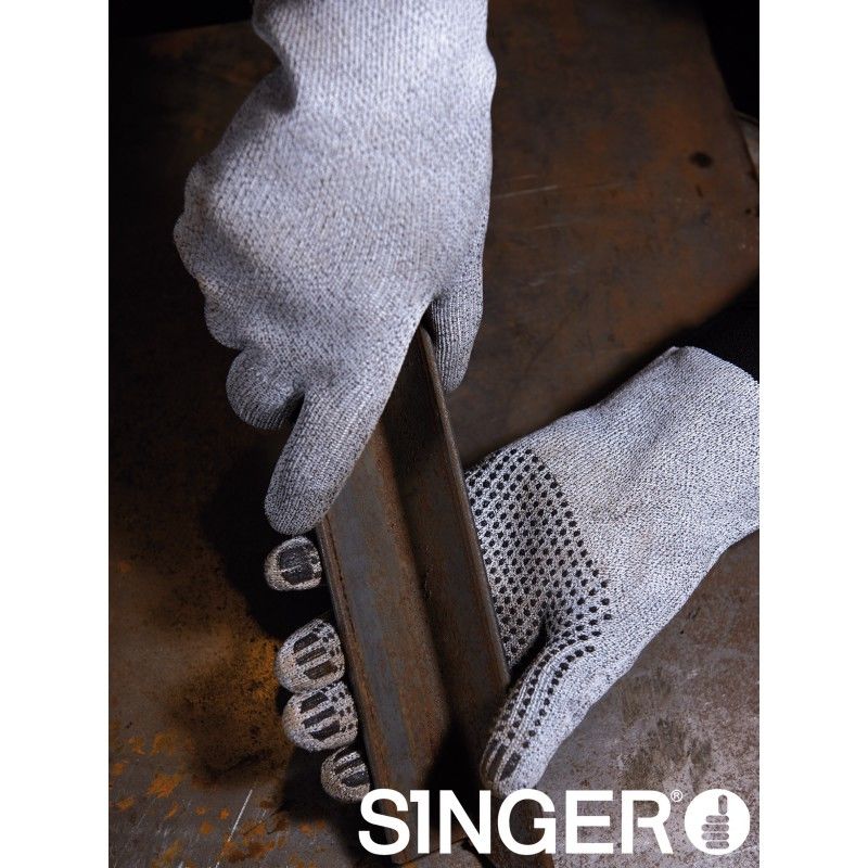 PAIRE GANT DE TRAVAIL ANTI CHALEUR COUPURE RISQUE CHIMIQUE NITCUT SINGER TAILLE 9 15 Lens (62)