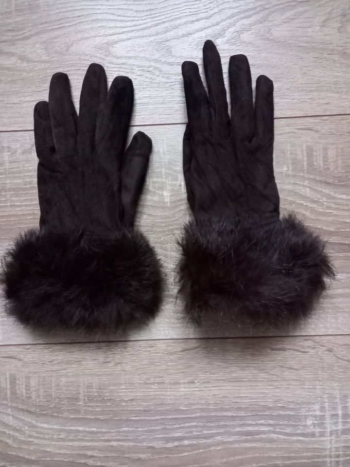 Paire de gants en cuir marron taille M ( T 7 ) 10 Villiers (86)