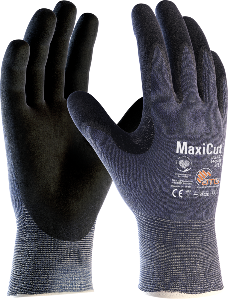 Par lot de 10 paire de gants de travail ATG MaxiCut Ultra 44-3745 taille 6/8/9/10/11 50 Lens (62)