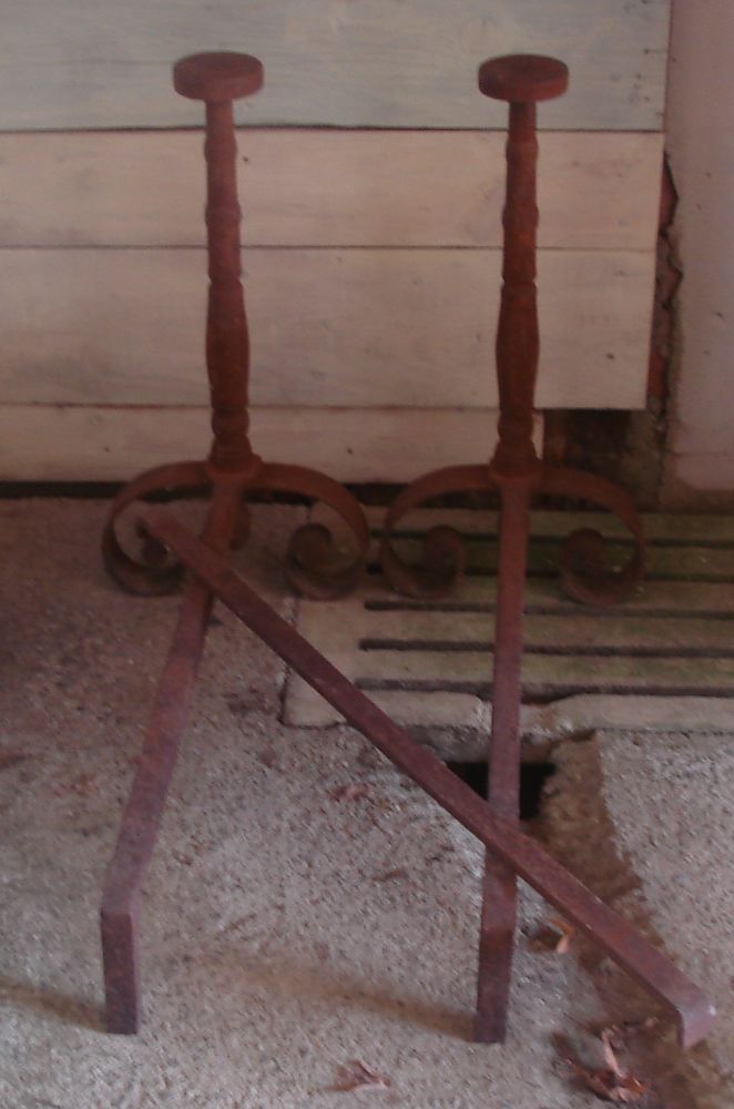 Paire de Grand Chenets 70 Masseube (32)