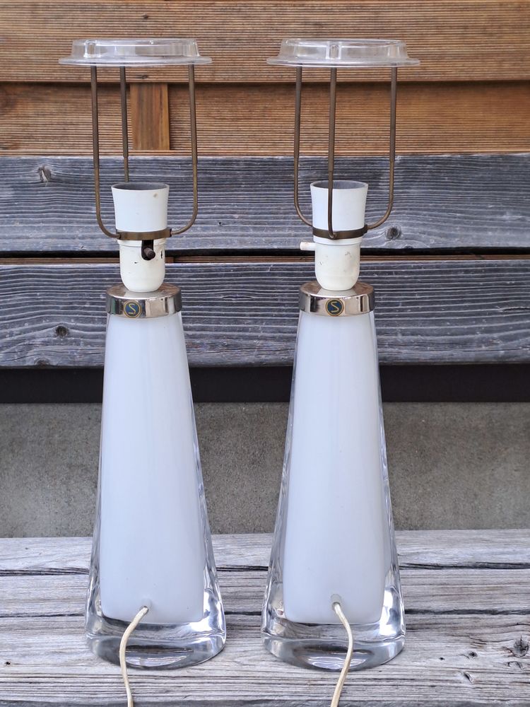 Paire de lampes Carl Fagerlund de 1960. 190 Annecy (74)