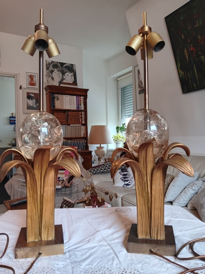 Paire de lampes sign�es CHARLES ( c�rtifi� ) 2500 Strasbourg (67)