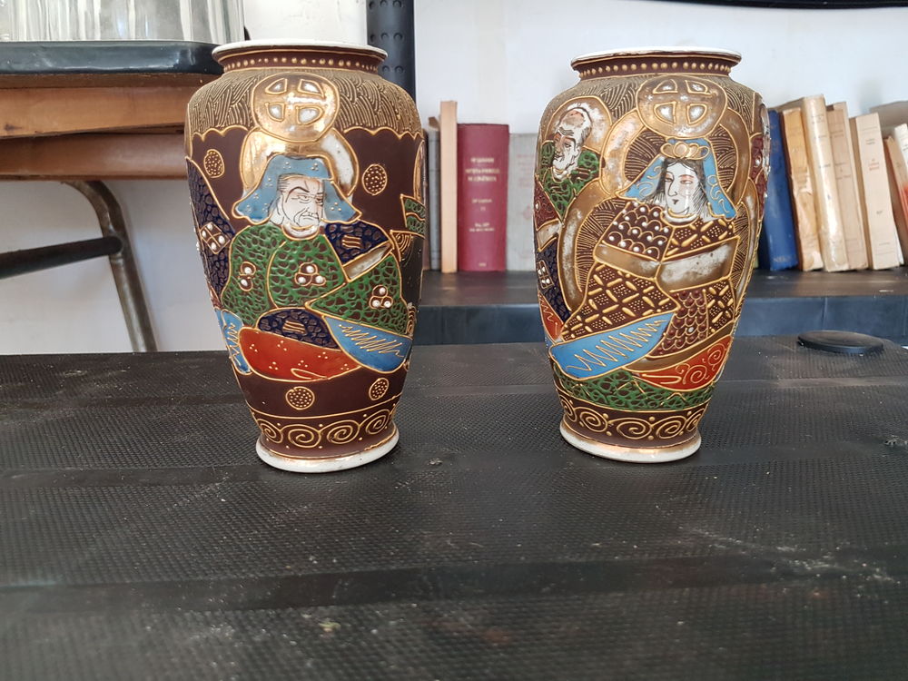 Paire de petits vases provenance Japon 25 Maule (78)