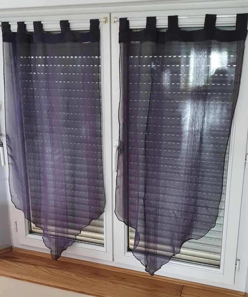 Paire de rideaux voilage violets 2 Monistrol-sur-Loire (43)