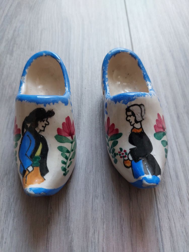 Paire de sabots faience Quimper vintage 20 Clichy (92)