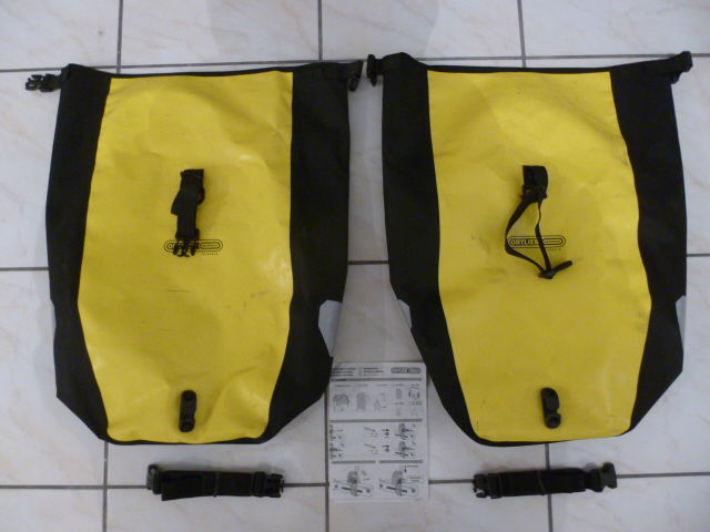 Paire de sacoches arri�res ORTLIEB backroller Classic Jaunes 60 Villeurbanne (69)