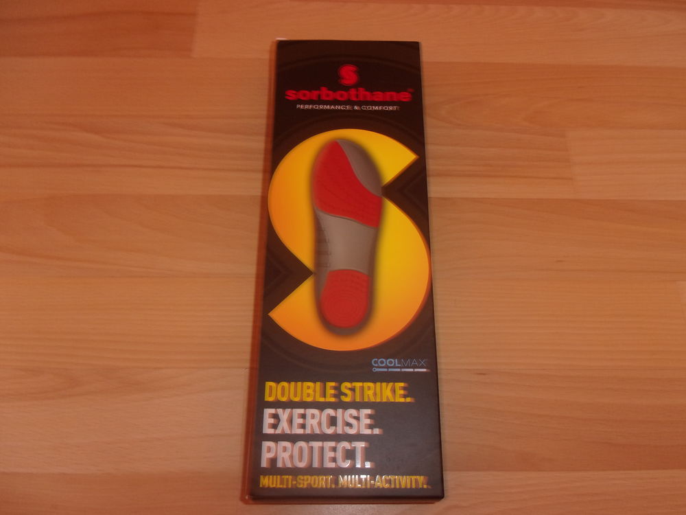 Paire de semelles Double strike Sorbothane 38-40 (Neuve) 22 Ardoix (07)