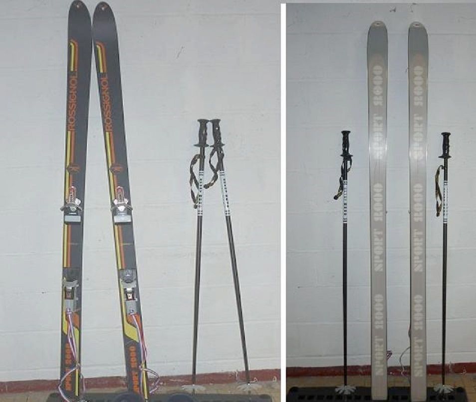 Paire de skis ROSSIGNOL 180 cm avec fixations LOOK ajustable 25 Loivre (51)