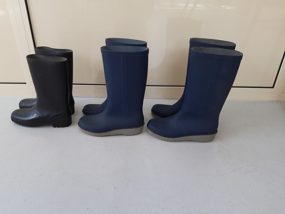 2 Paires Bottes de Pluie 37-38. 10 Le Vernois (39)
