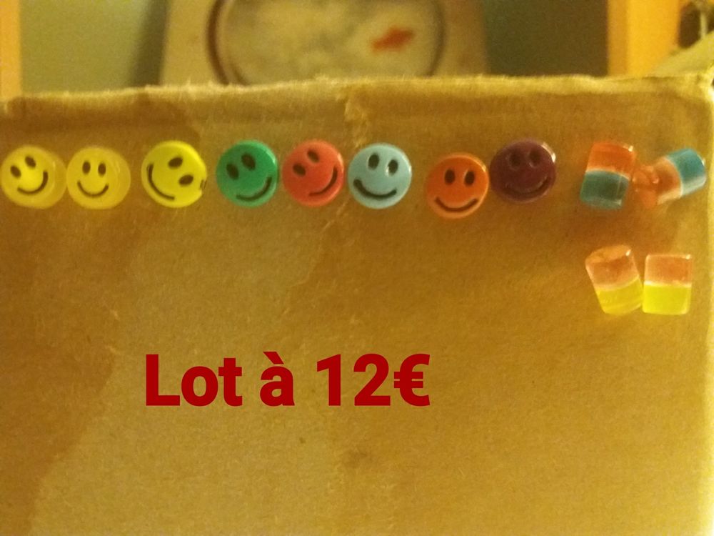 Lot paires de boucles d'oreilles 12 La Valentine (13)