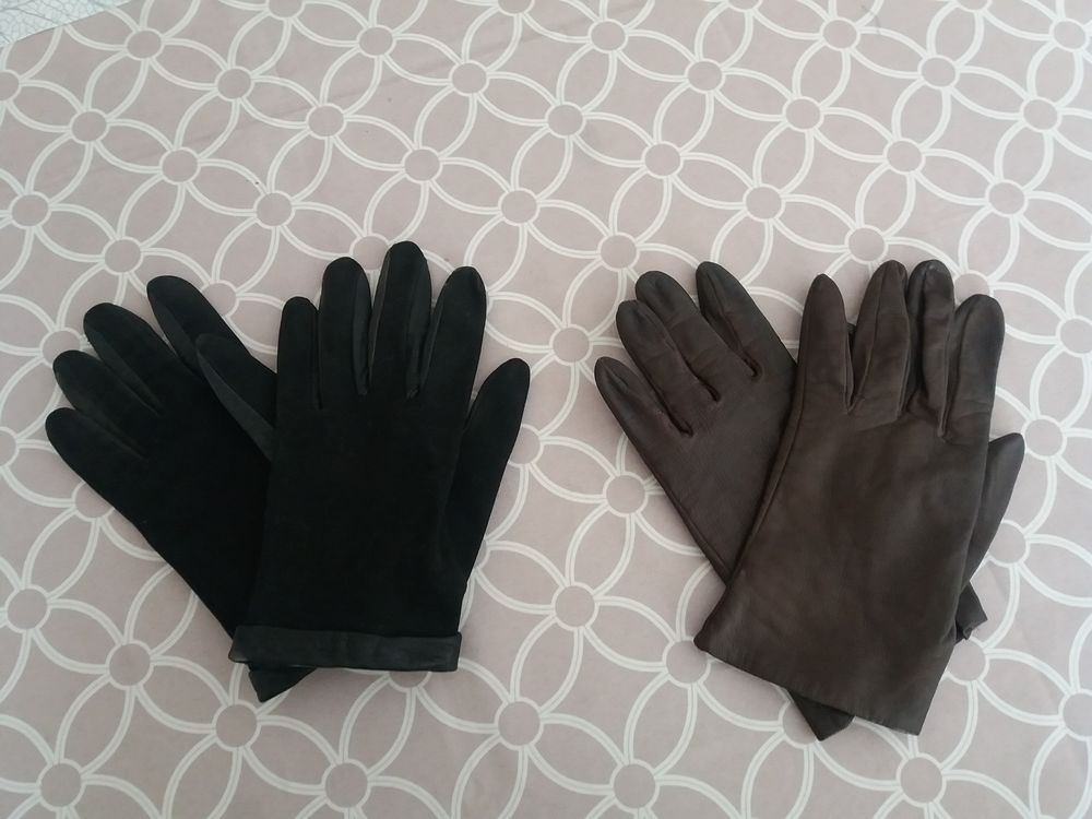Lot de 2 paires de gants en cuir 10 Pr�failles (44)