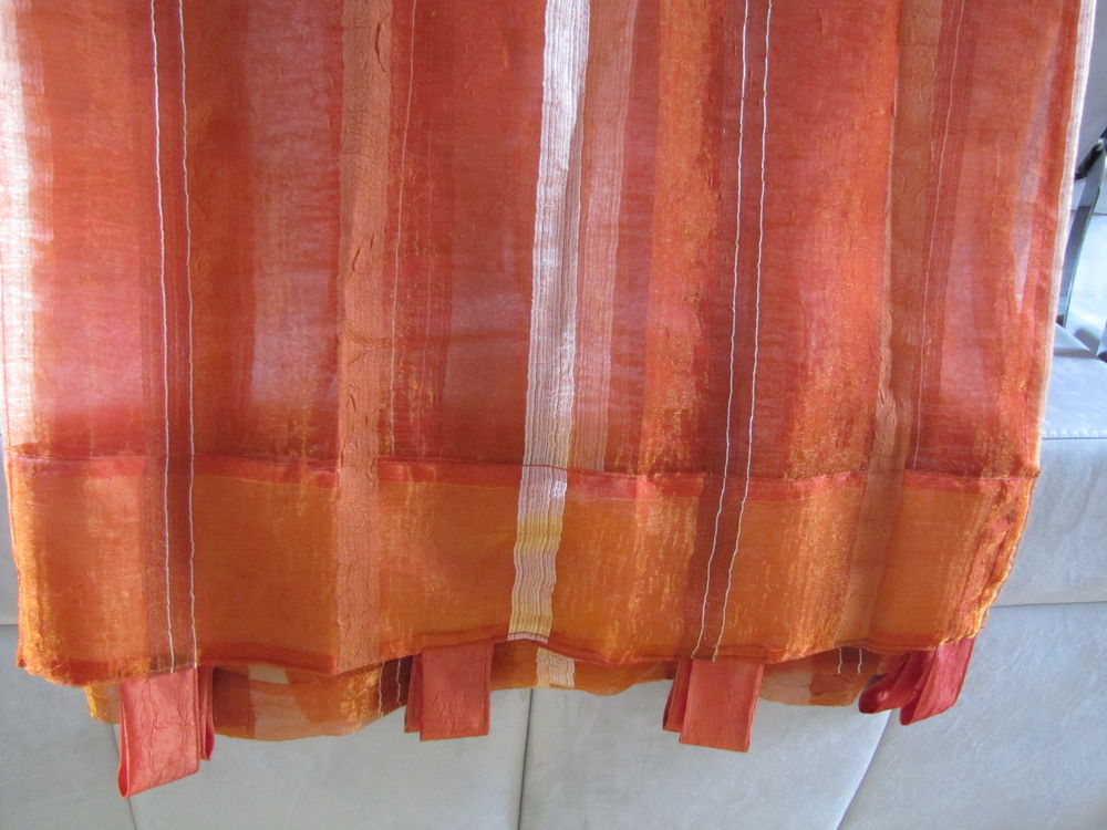 2 Paires grands rideaux voile 10 Bonny-sur-Loire (45)