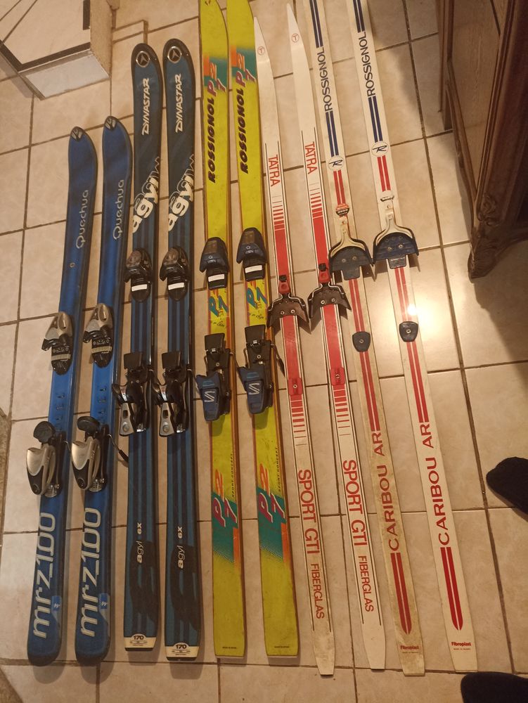 5 paires de skis 50 Strasbourg (67)