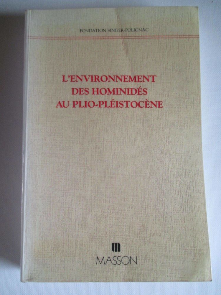 pal�ontologie environnement hominid�s au plio pl�istoc�ne 78 Sainte-Gemme (79)