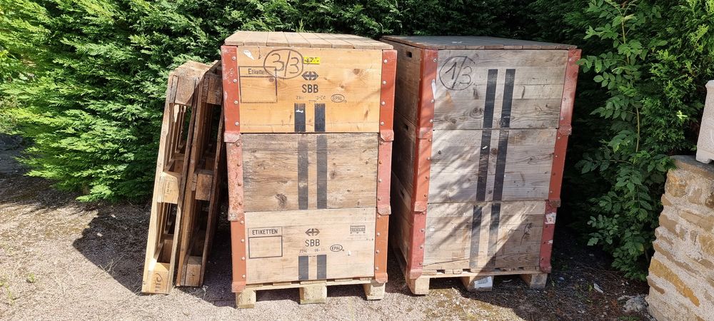 Palette avec cadre et couvercle norme EURO 100 Magny-Cours (58)