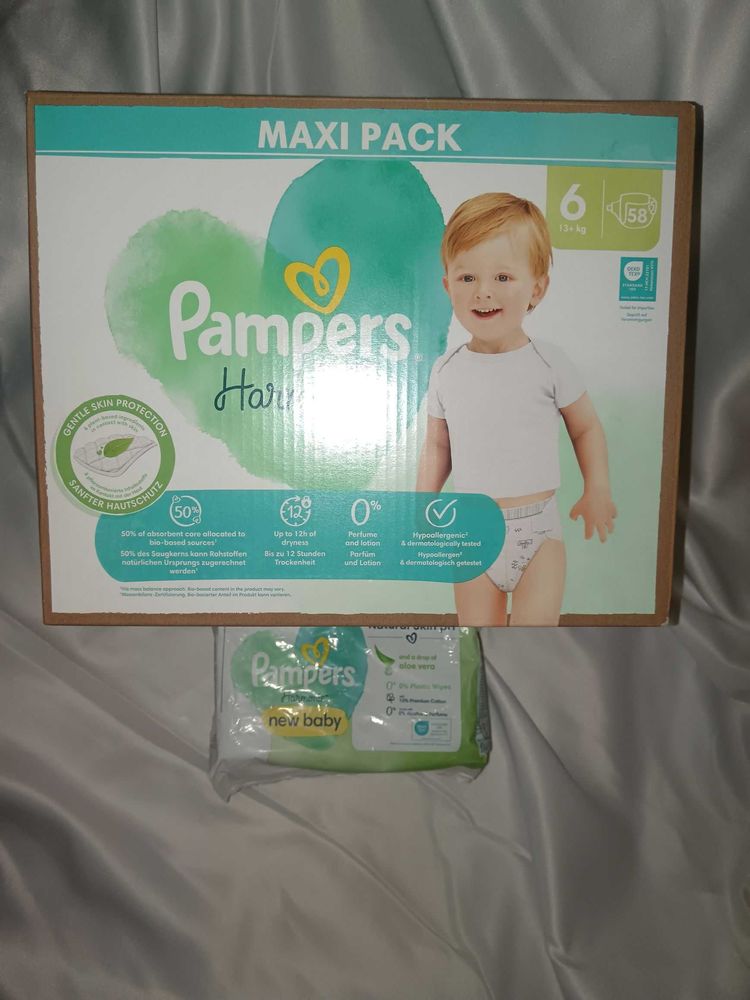 lot pampers harmonie taille 6 et 3 paquets de lingettes 30 Marseille 14 (13)