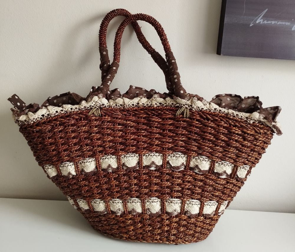 Panier/cabas marron printanier 27 Le Havre (76)
