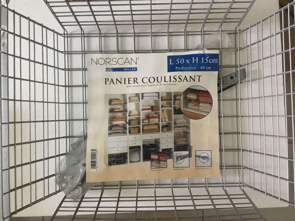 Lot de 2 panier coulissant NORSCAN 22 Cassel (59)