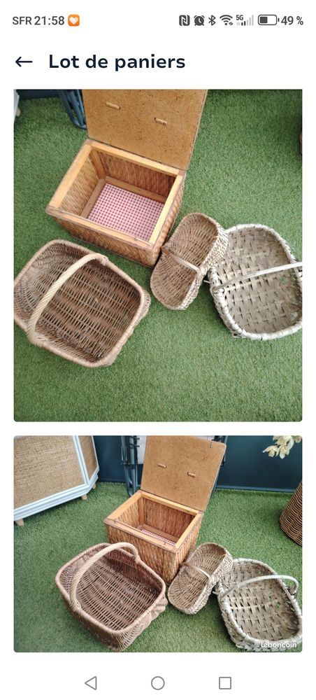 Lot de paniers 35 Saint-Gilles-Croix-de-Vie (85)