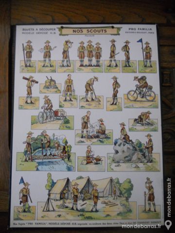 Panneau  SCOUT - �dition H. Bouquet 7 Roclincourt (62)