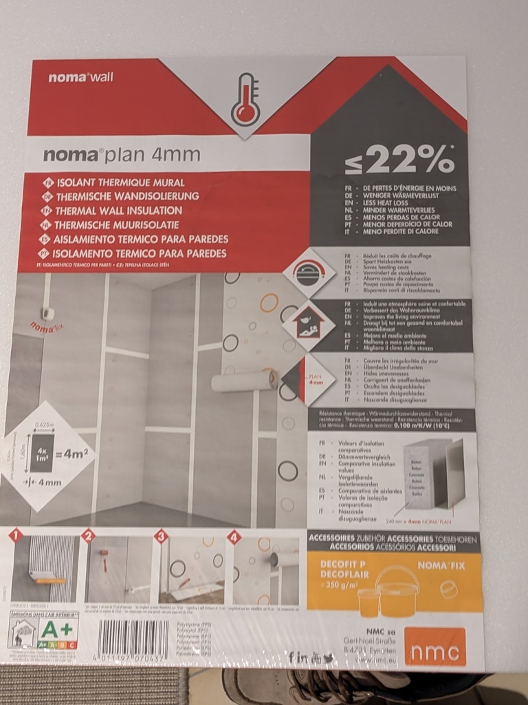 Panneaux isolant thermique mural 4 mm 60 Les Sables-d'Olonne (85)