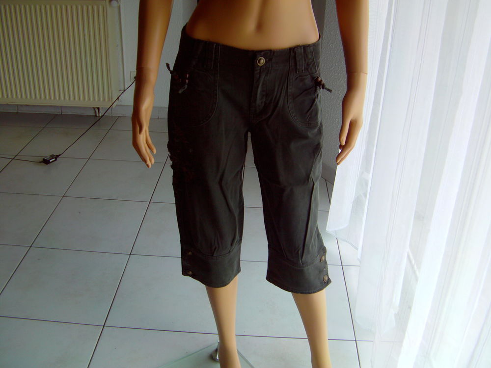 Pantacourt kaki 5 Les B�ties (70)