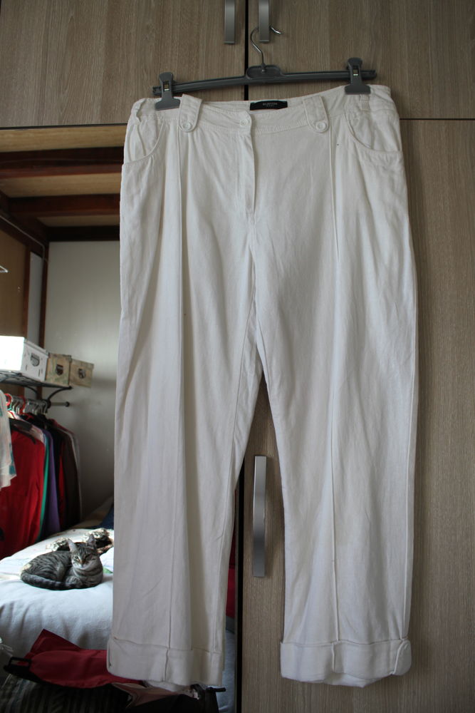 Pantalon blanc doubl�  Burton taille 42 2 Monceaux (60)