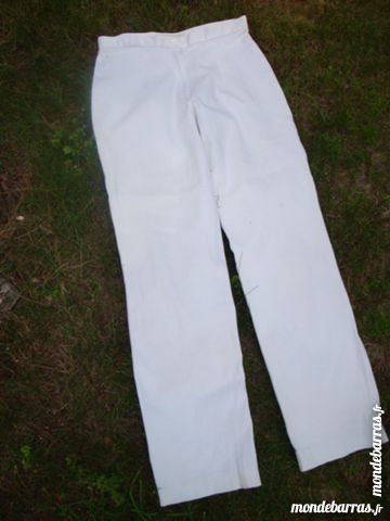 Pantalon blanc extensible 4 Nimes (30)
