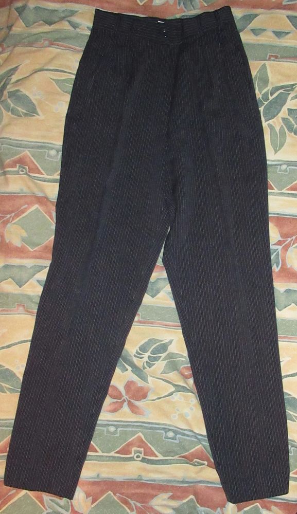 Pantalon bleu marine à rayures 4 Cramont (80)