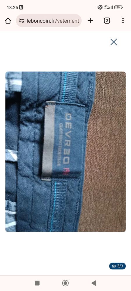 Pantalon bleu marine Devred taille 44 15 Chelles (77)