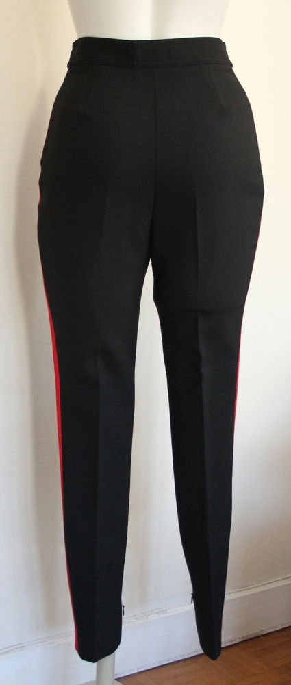 Pantalon cigarette bande rouge ALEXANDER MC QUEEN T.36 450 Issy-les-Moulineaux (92)