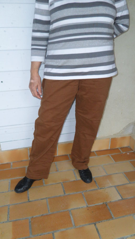 pantalon confortable et chaud marron Taille 50 8 Fleurance (32)