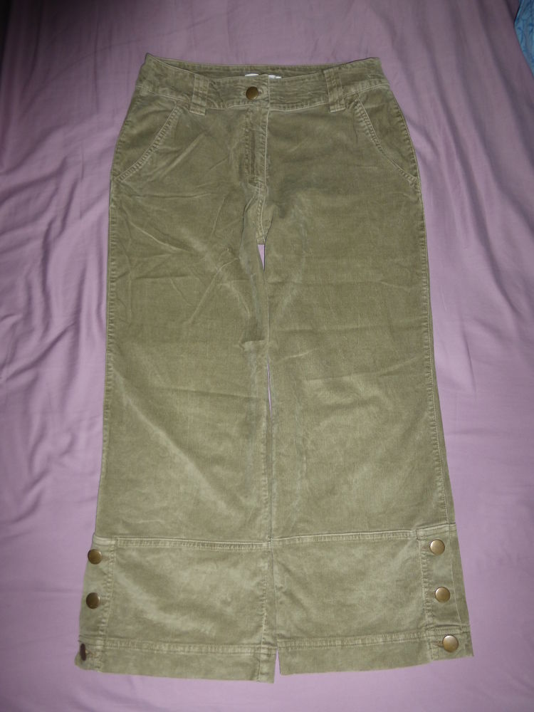 PANTALON cotel� vert - T40 - 5 Doussard (74)