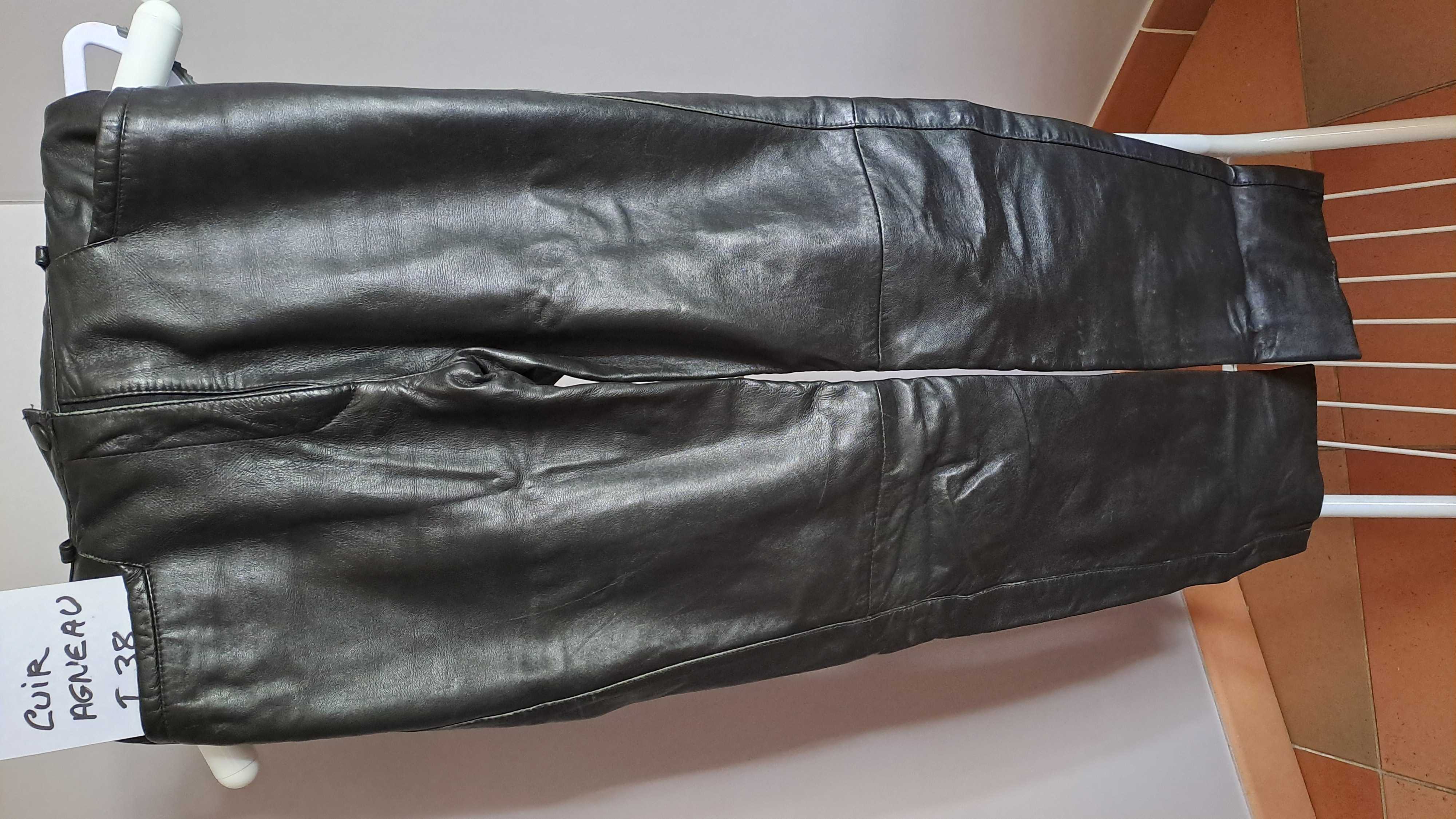 pantalon cuir agneau 30 Les Arcs (83)