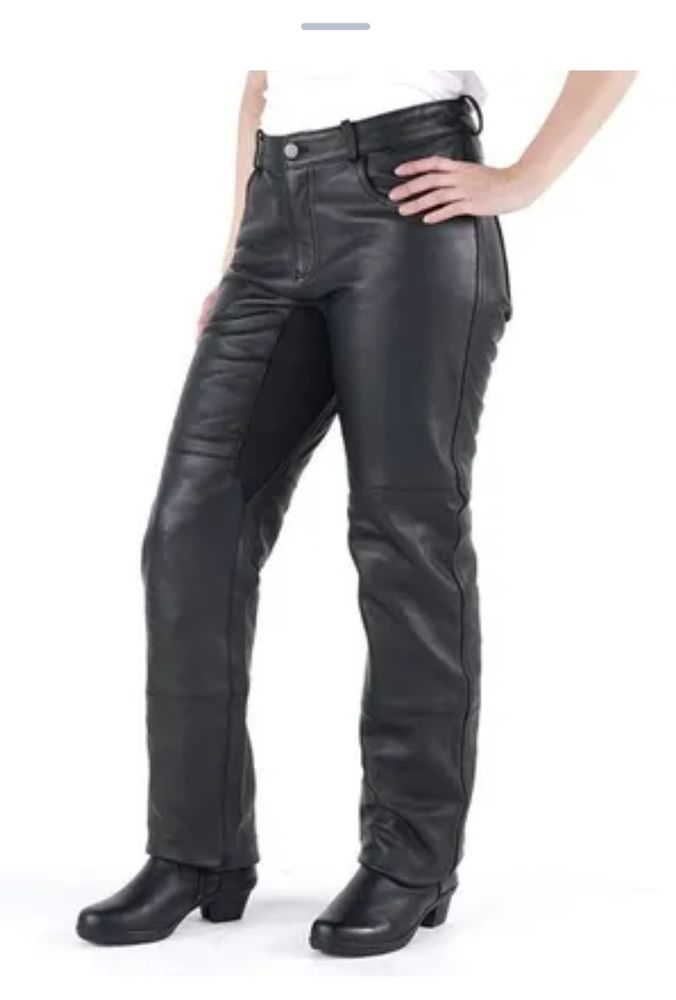 40 pantalon cuir moto DXR lady Buschneel �tiquet� neuf 130 Ch�teaulin (29)