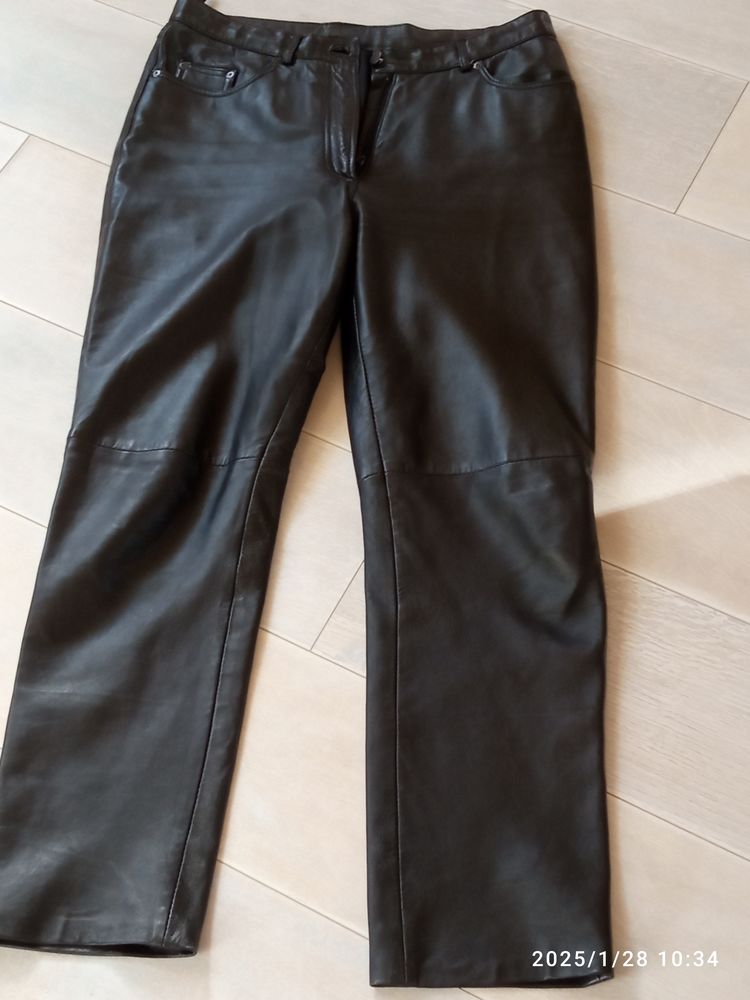 pantalon cuir Noir 25 Grosbois-l�s-Tichey (21)