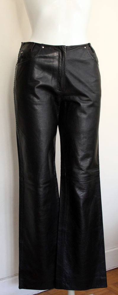 Pantalon cuir noir JC de CASTELBAJAC T.36 150 Issy-les-Moulineaux (92)