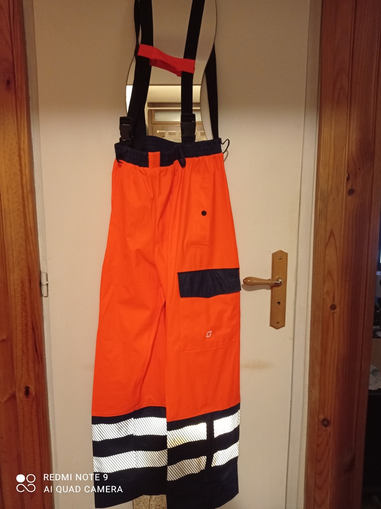 Pantalon Haute Visibilit� Orange avec Bretelles 10 Noyelles-Godault (62)