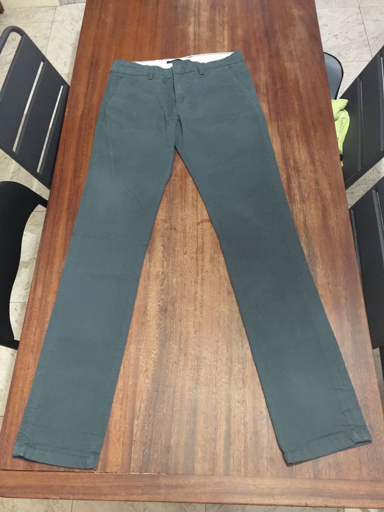 Pantalon homme chino ´´ Zara ´´ couleur kaki 10 Saleilles (66)
