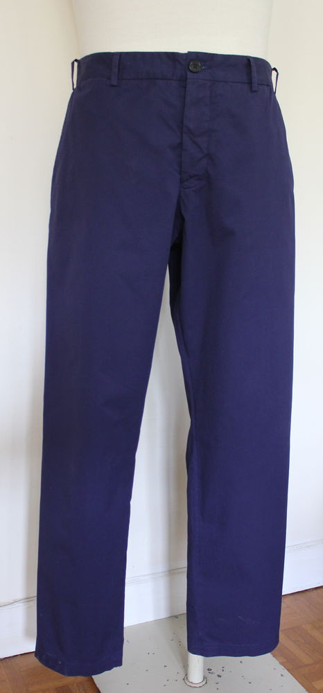 Pantalon indigo DRIES VAN NOTEN T.50
coton bleu de chauffe 120 Issy-les-Moulineaux (92)