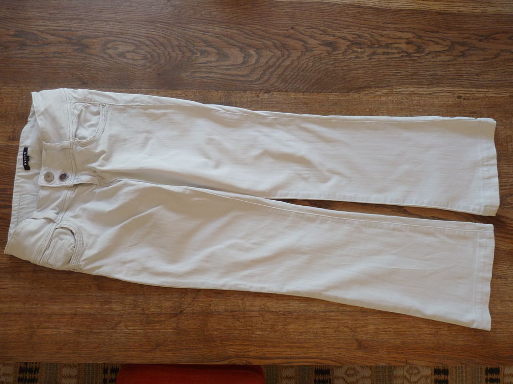 pantalon jean blanc morgan femme 36 S TBE 10 Brienne-le-Château (10)