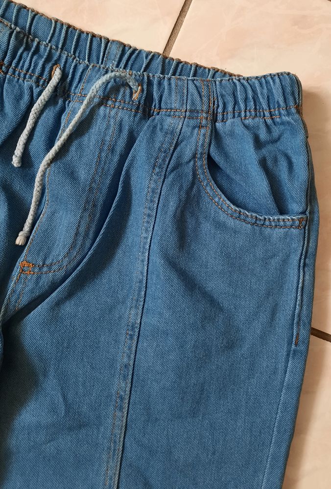 Pantalon jean denim esprit jogging �lastiqu� T 40 10 Domart-en-Ponthieu (80)