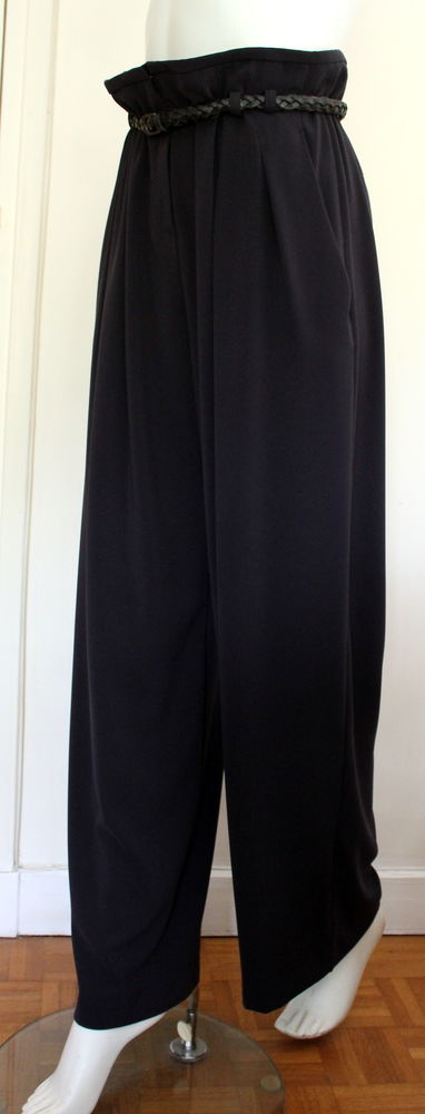 Pantalon large marine GEORGES RECH 
T.42/44 Fr 90 Issy-les-Moulineaux (92)