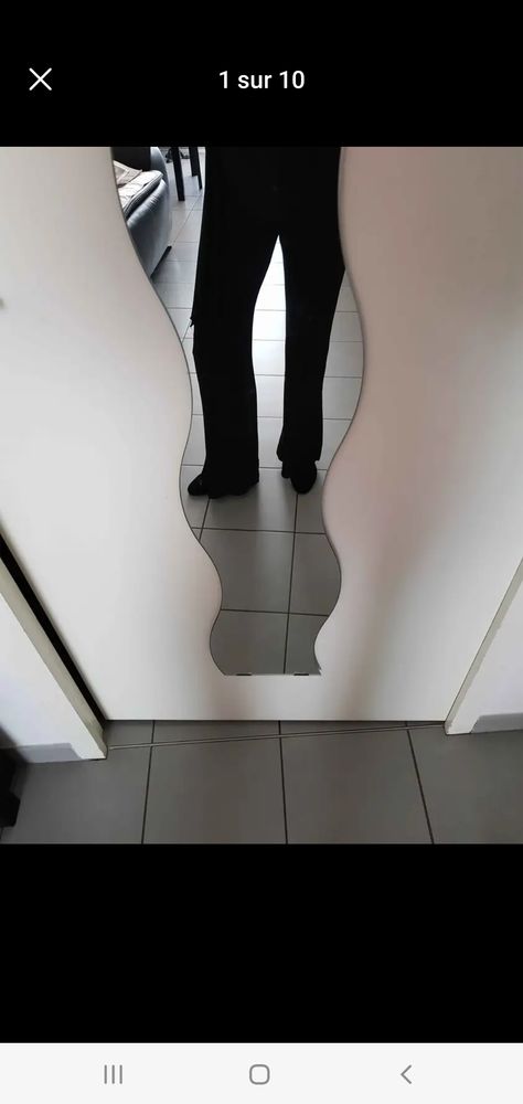 pantalon noir fluide fendu sur les c�t�s taille 40 9 Bron (69)