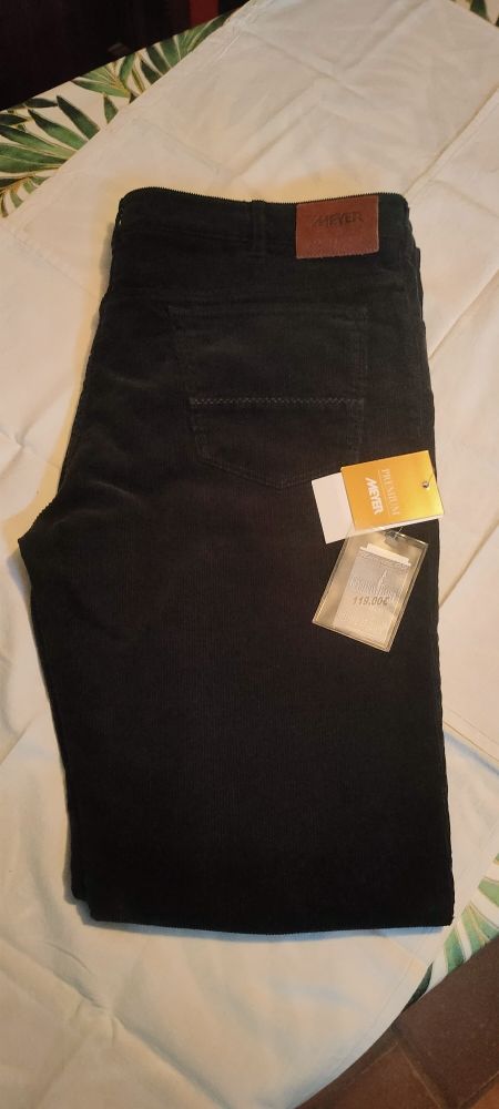 Pantalon noir en velours premium meyer taille 50 neuf avec étiquettes 70 Avermes (03)